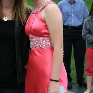 Pink/coral prom/formal dress